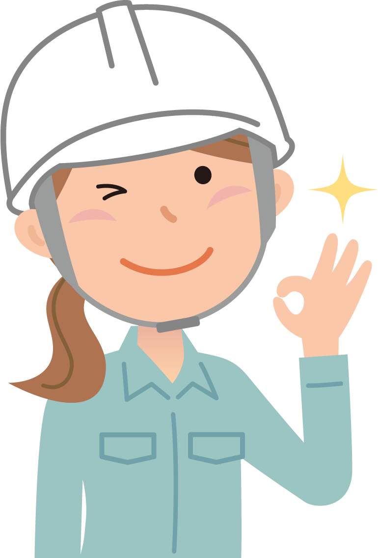 助成金が支給された建設業のお客様イメージ